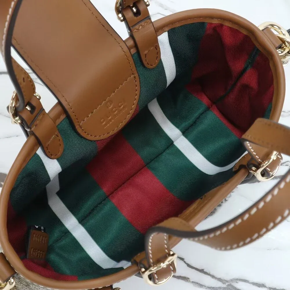 GUCCI MINI GG SUPREME TOTE BAG